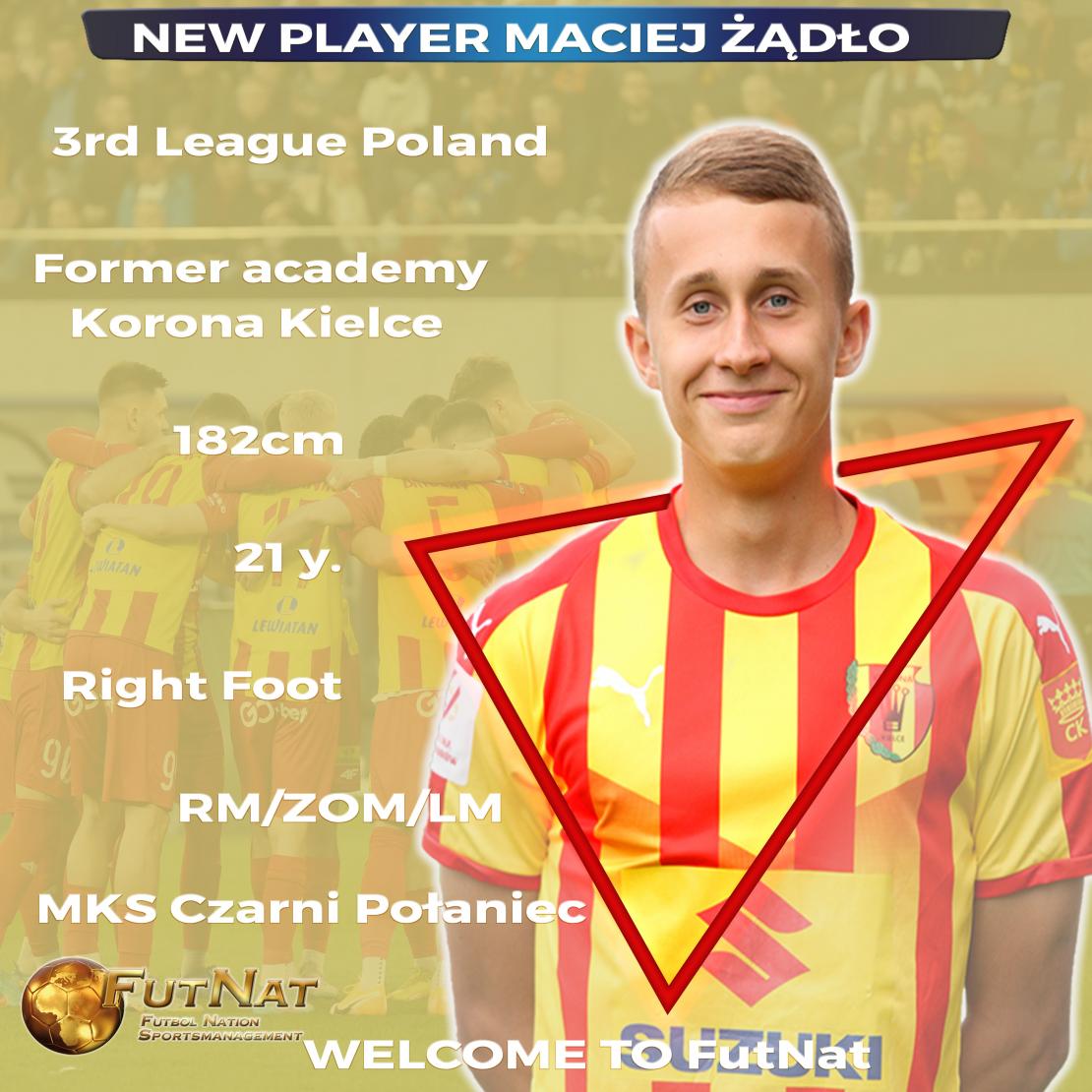 New player at FutNat - Maciej Żądło 