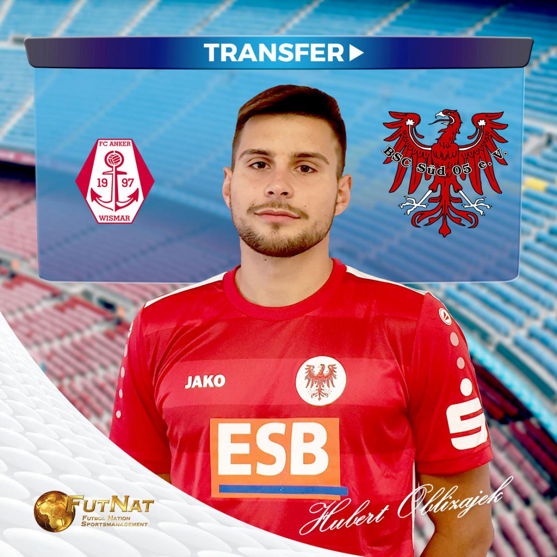 Hubert Oblizajek transfered from FC Anker Wismar to Brandenburg SC S&uuml;d 05