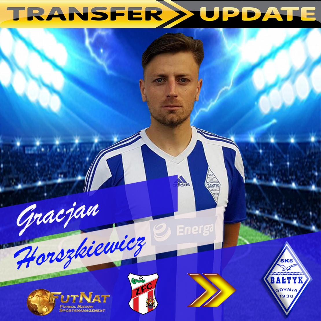Gracjan Horoszkiewicz transfer to SKS Bałtyku Gdynia
