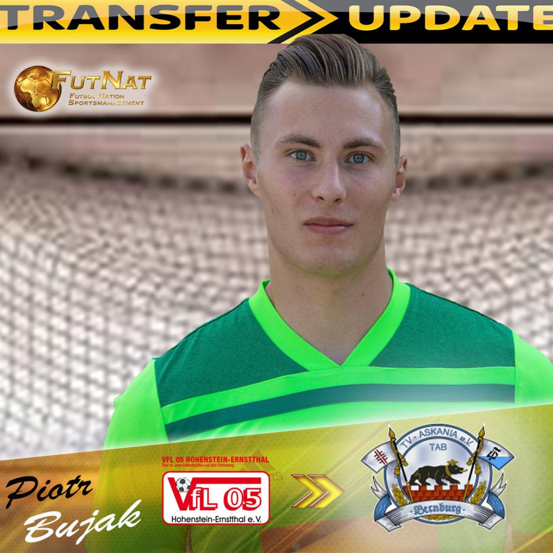Piotr Bujak strengthen up TSV Askania Bernburg