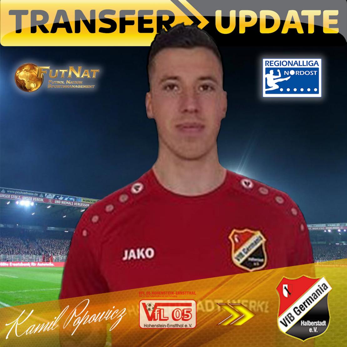 Kamil Popowicz swaps into Regionalliga Nordost