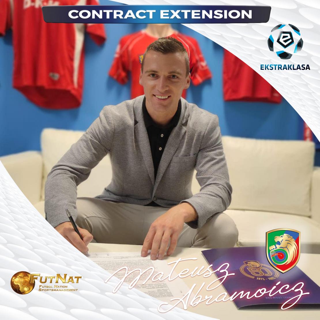 M.Abramowicz extended his contract at Miedz Legnica