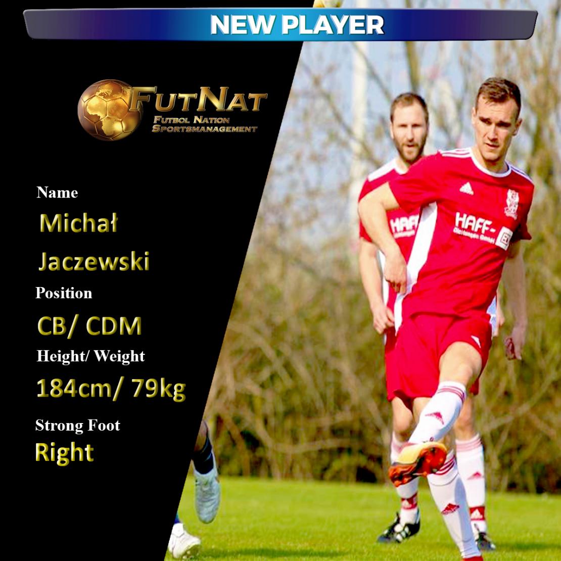 MICHAŁ JACZEWSKI NEUER SPIELER BEI FUTNAT