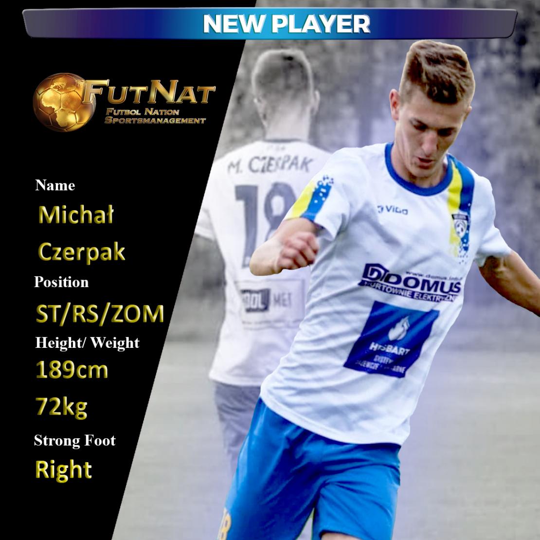 M.CZERPAK NEUER SPIELER BEI FUT