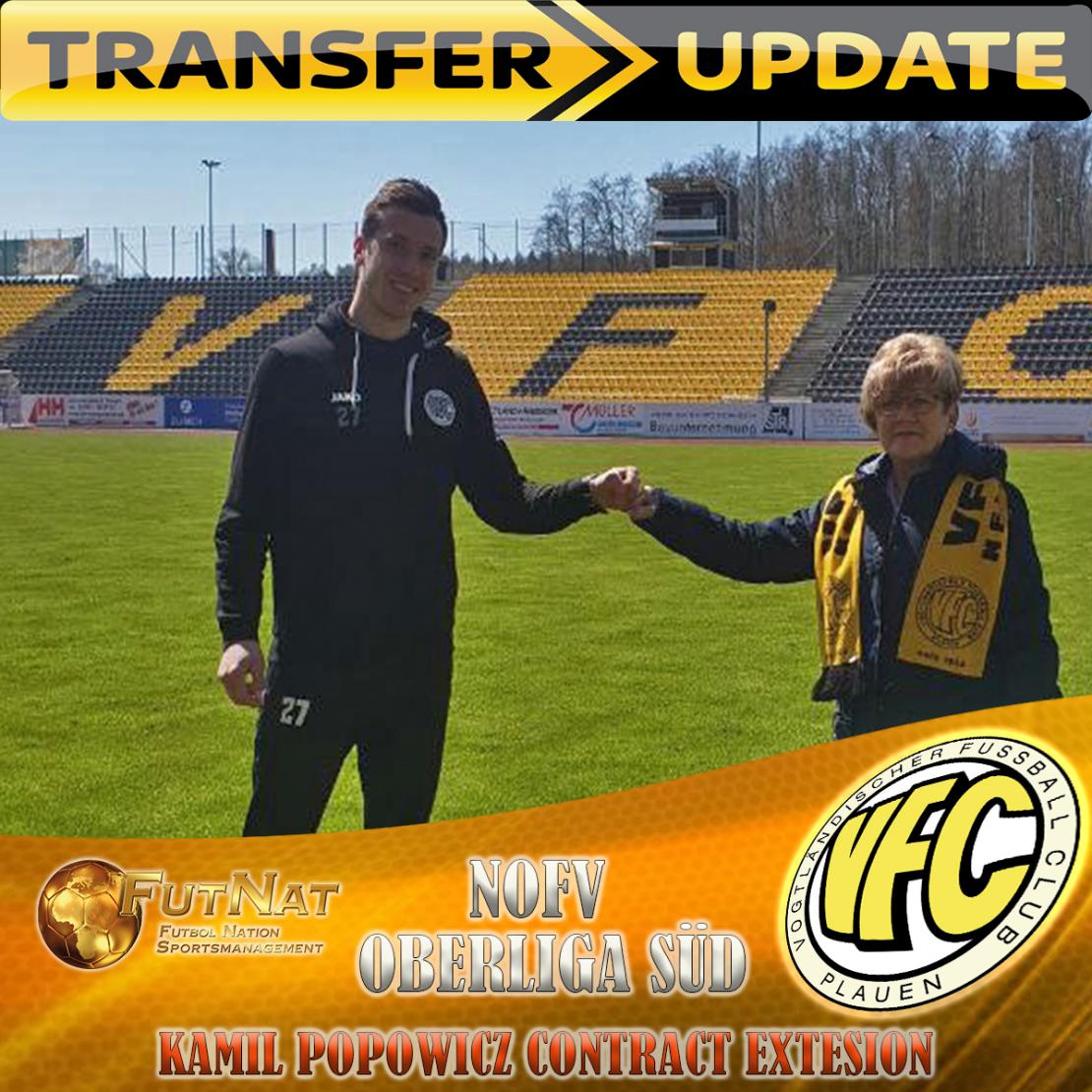 KAMIL POPOWICZ BLEIBT BEIM VFC PLAUEN